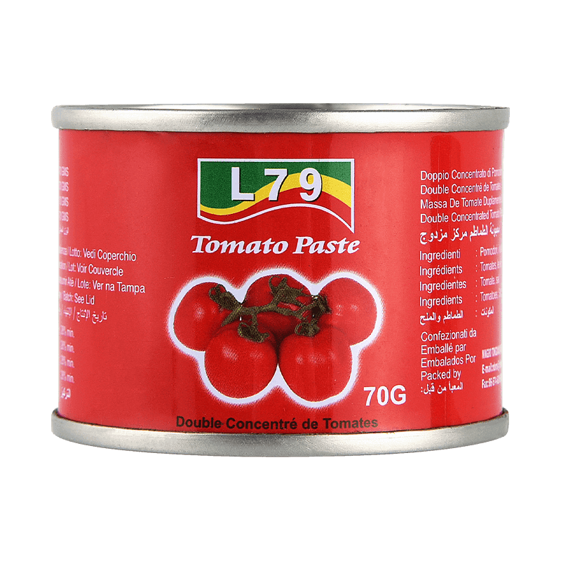 70g enlatado (fácil/ hard/ dura aberta) pasta de tomate concentrado