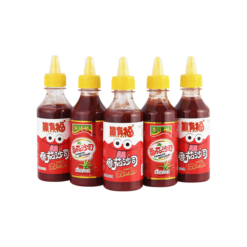 250g de molho de tomate de aperto de plástico 250g de molho de tomate de aperto de plástico